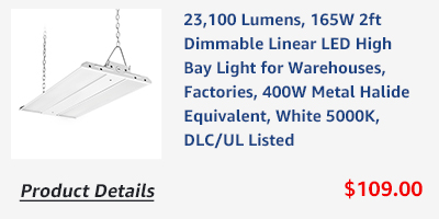 LED linear high bay light