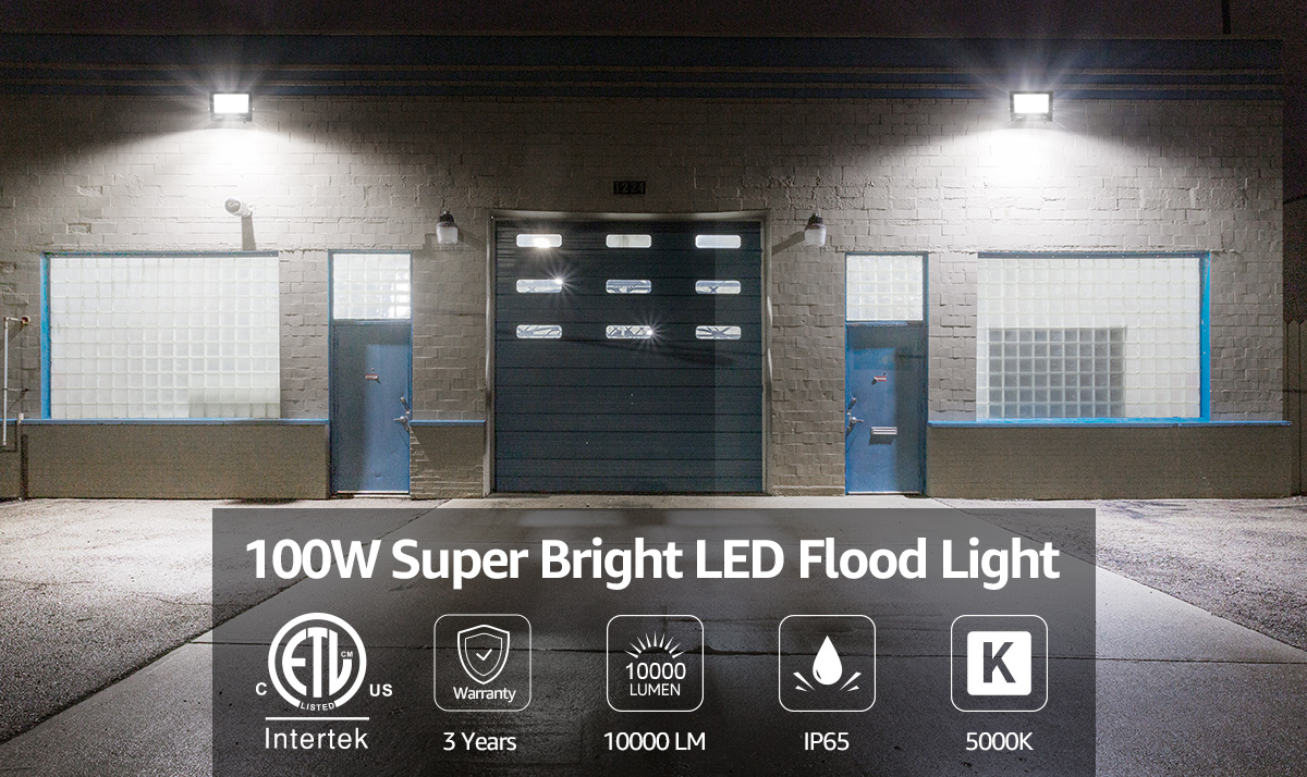 100w led flood light