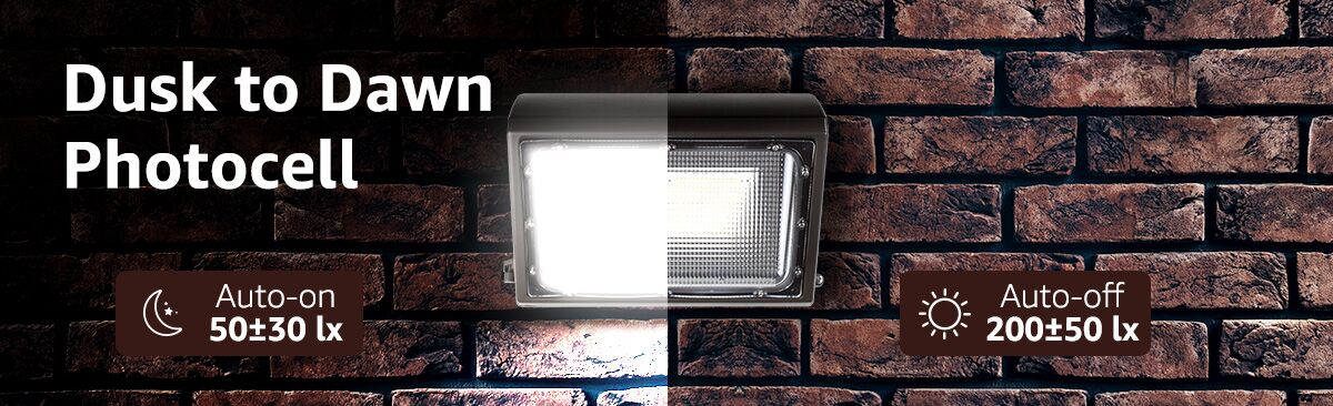 dusk to dawn led wall pack lights 120w