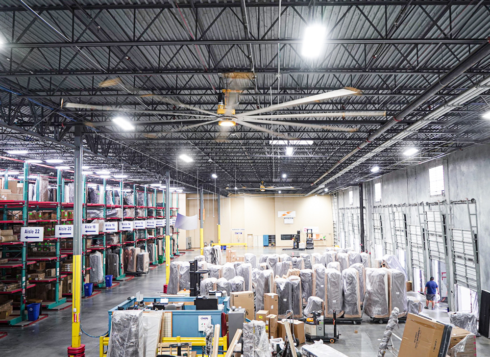 165w linear led high bay light for warehouse