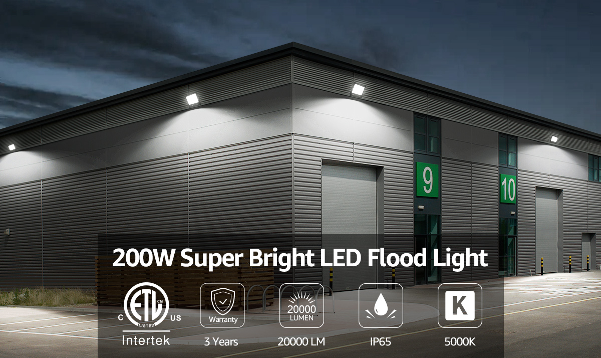 200w led flood light