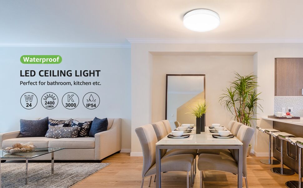 24w warm white led ceiling light