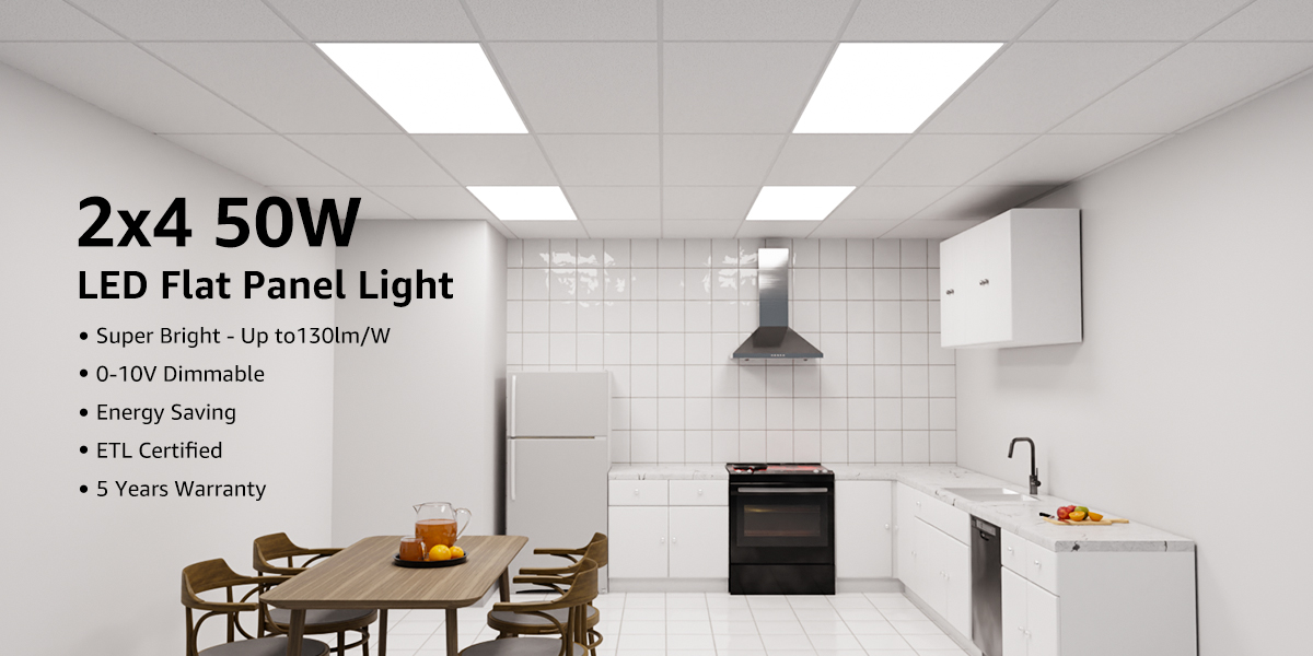 Flat panel led store kitchen light