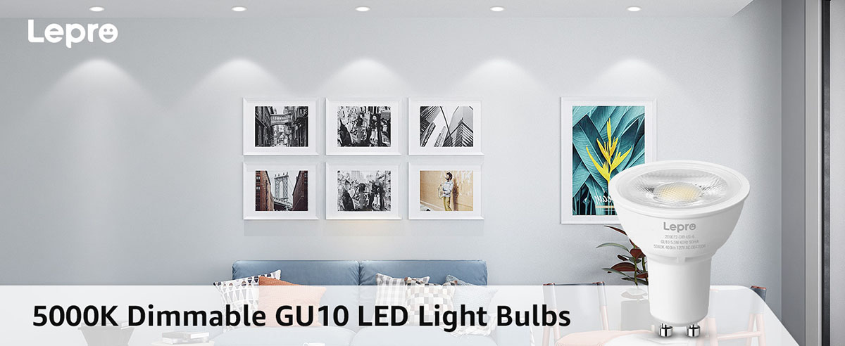 Ampoule LED GU10 6W Full Spectrum SUNLIKE - Verre - 500lm - IRC90 - PAR16  - 36°