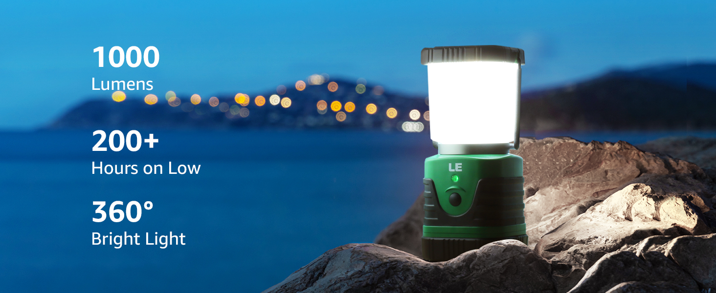 thumbnail image 2 of Harper Living LED Camping Lantern 6W IPX4, Phone Rechargeable Power Bank, Colour Changing Dimmable, White 2 of 12