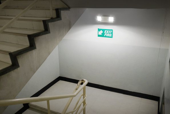 led emergency light for corridors