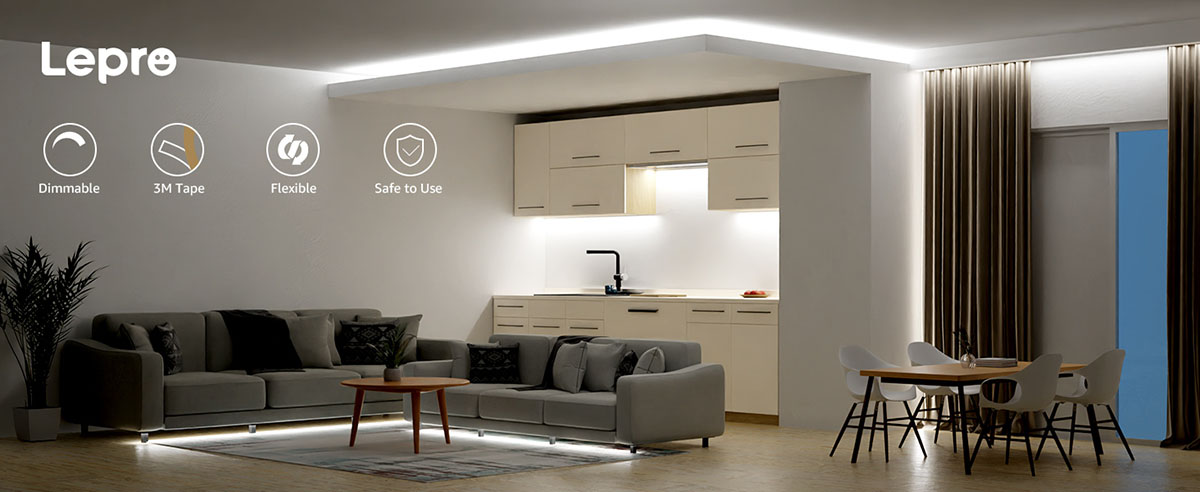 LED Strip Light Daylight (Cool White) 6000K - Cornice & More
