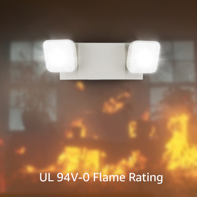lepro led emergency lights flame rating