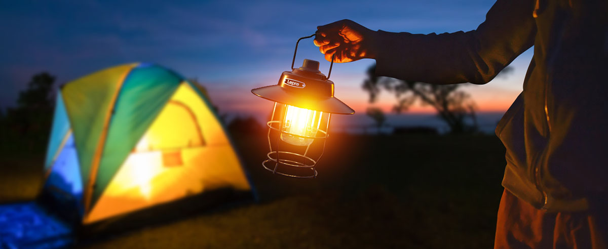 Vintage LED Camping Lantern, Rechargeable Camping Railroad Lantern, Retro  Style, Classic Tabletop Lantern Decor with Dimmable Control, Portable  Outdoor Hanging Tent Light for Camping, Indoor