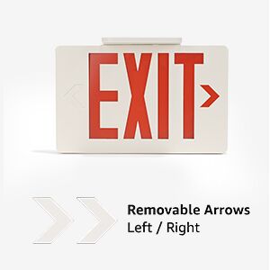 2-sided exit sign