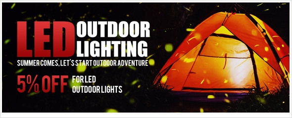 LED OUTDOOR LIGHTS - Extra 5% Off Coupon
