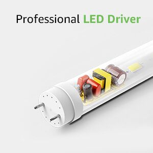 Lepro 25 Pack 17W T8 4ft Double Ended Power LED Tube Light, Ballast Bypass,  Super Bright 2200lm, Daylight White LED Replacement for Fluorescent Tubes